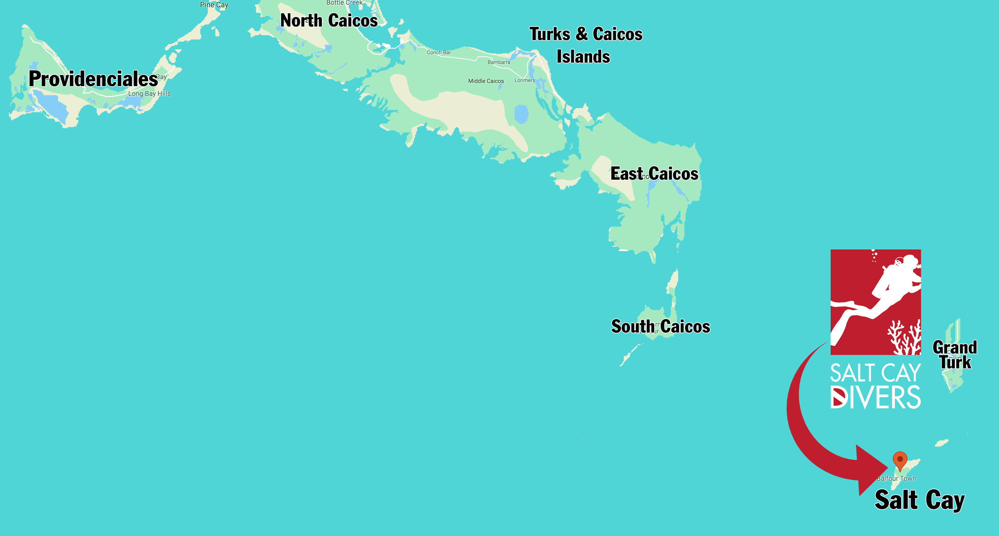 Salt Cay map